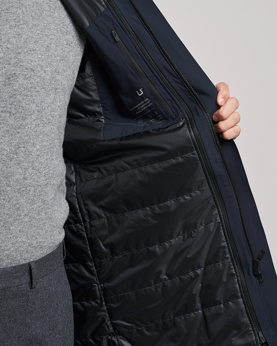 Herr | Jackor | UBR | Black Storm Coat Navy