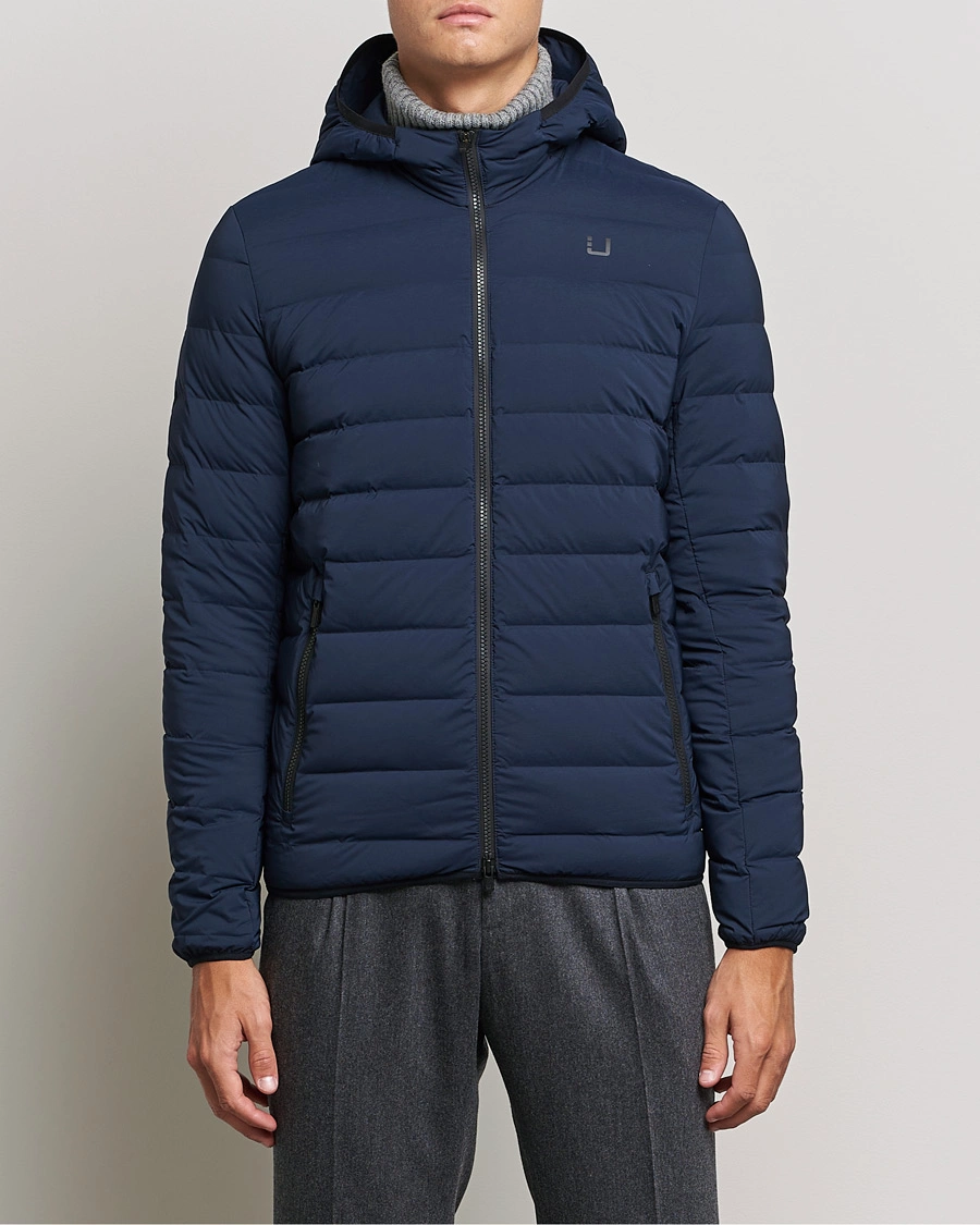 Herr | Business & Beyond | UBR | Sonic Delta Hooded Jacket Navy