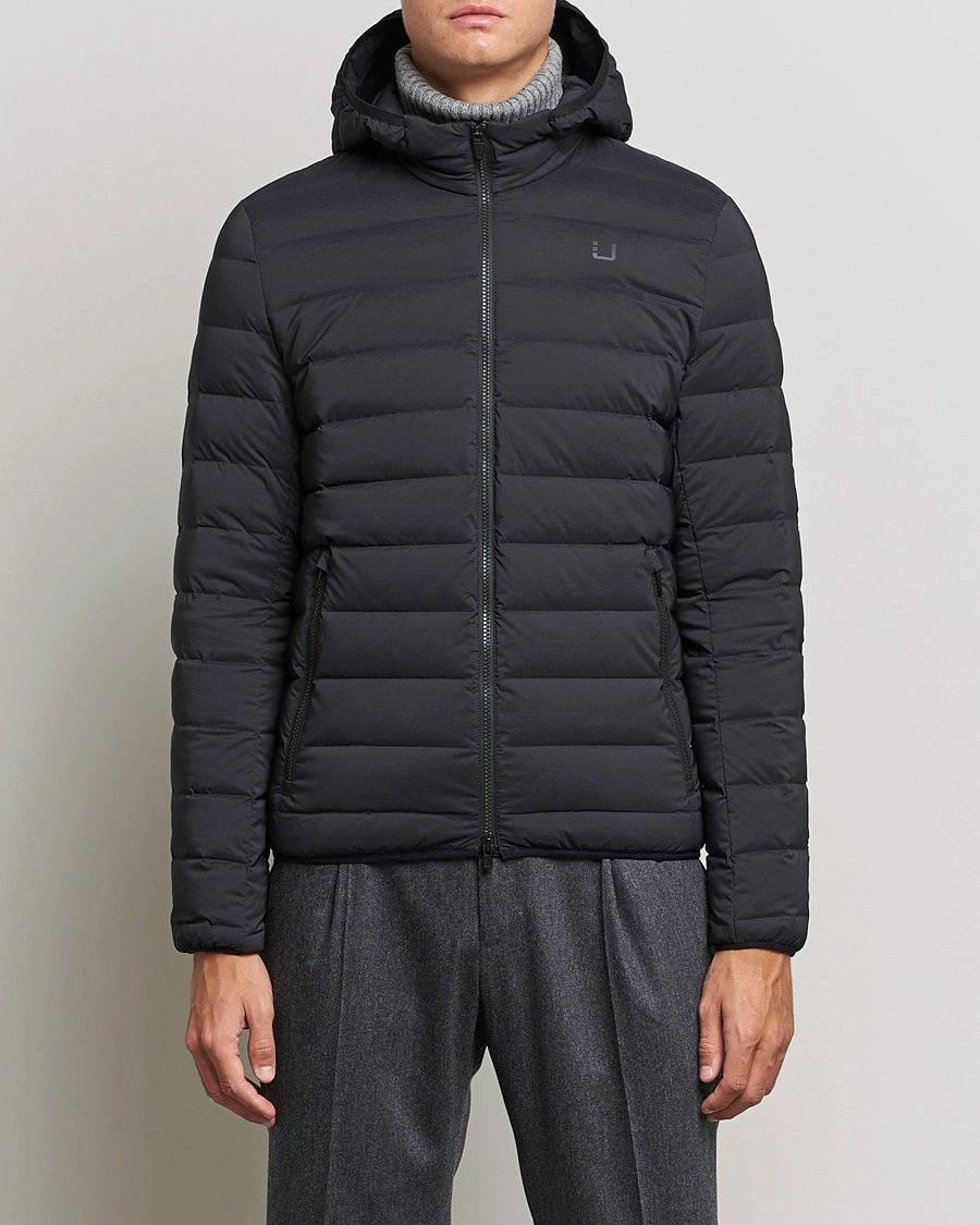 Herr | Business & Beyond | UBR | Sonic Delta Hooded Jacket Black Storm