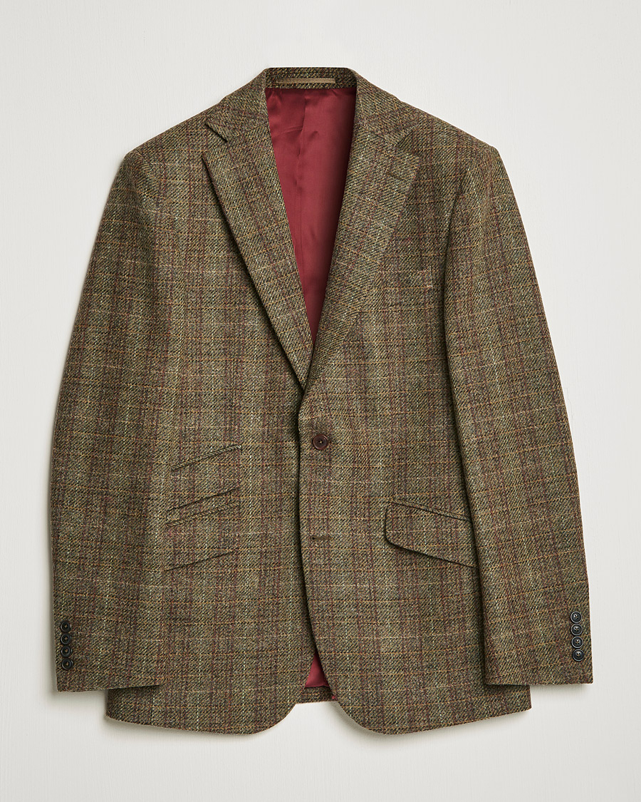 Herr | Kavajer | Walker Slater | Edward Wool Donegal Blazer Green