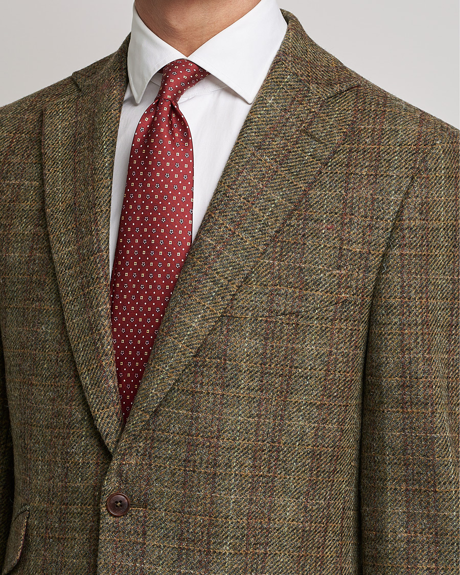Herr | Kavajer | Walker Slater | Edward Wool Donegal Blazer Green