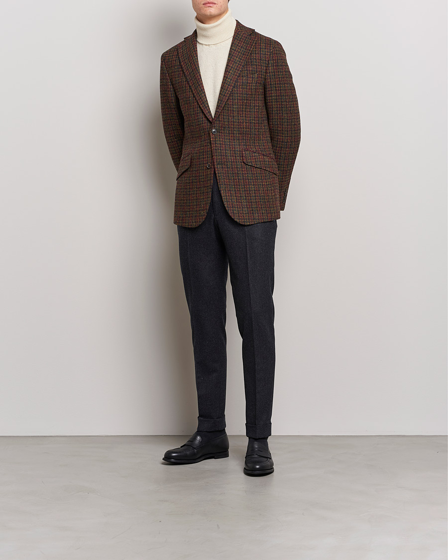 Herr | Kavajer | Walker Slater | Edward Harris Checked Tweed Blazer Green
