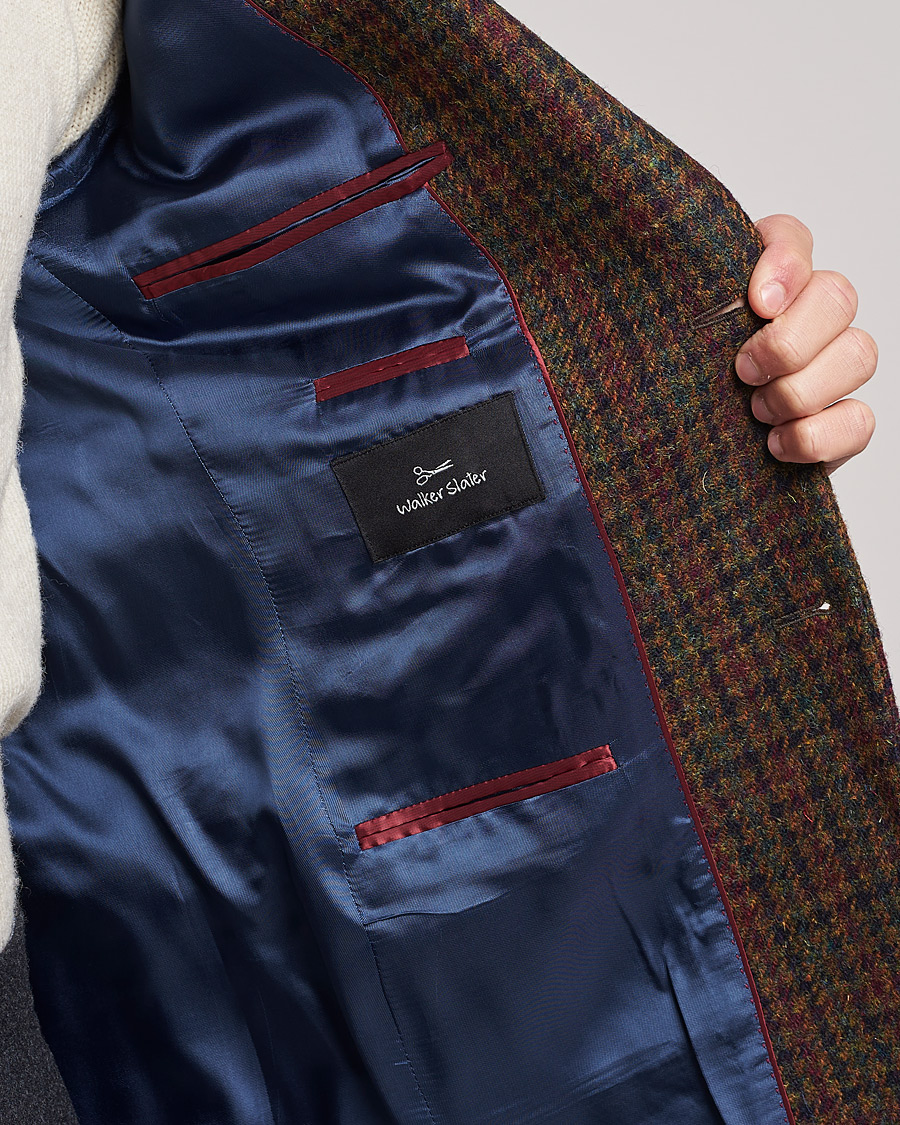 Herr | Kavajer | Walker Slater | Edward Harris Checked Tweed Blazer Green