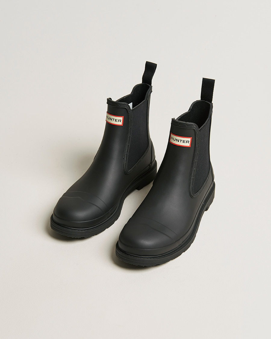 Herr | Galoscher & Gummistövlar | Hunter Boots | Hunter Commando Chelsea Boot Black