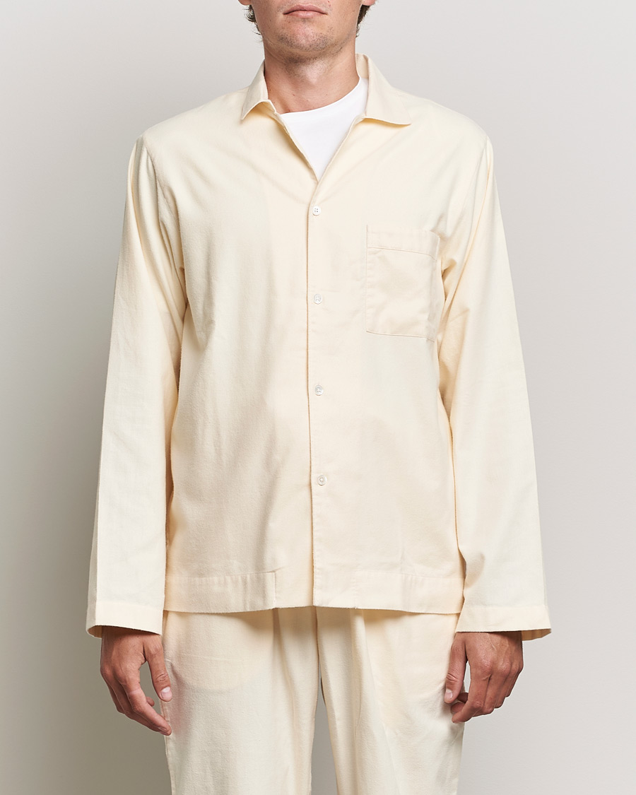 Herr | Tekla | Tekla | Flannel Pyjama Shirt Moondust