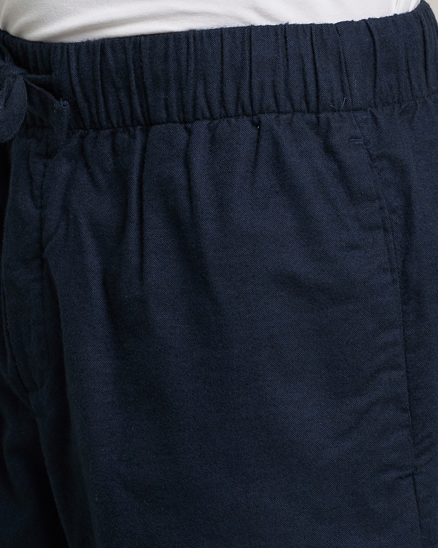 Herr | Pyjamas & Morgonrockar | Tekla | Flannel Pyjama Pants Midnight Blue