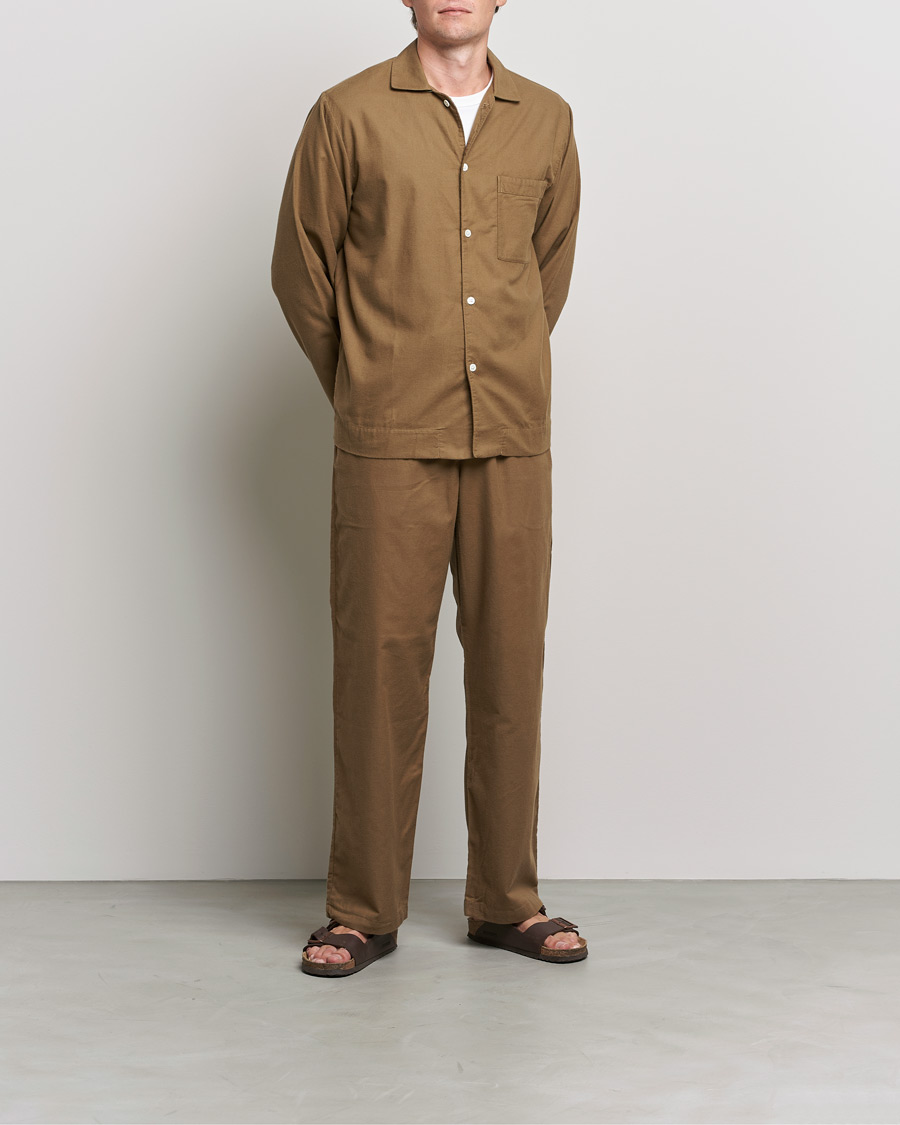 Herr | Pyjamas & Morgonrockar | Tekla | Flannel Pyjama Pants Moss