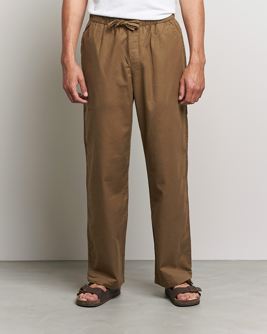 Herr | Tekla | Tekla | Flannel Pyjama Pants Moss