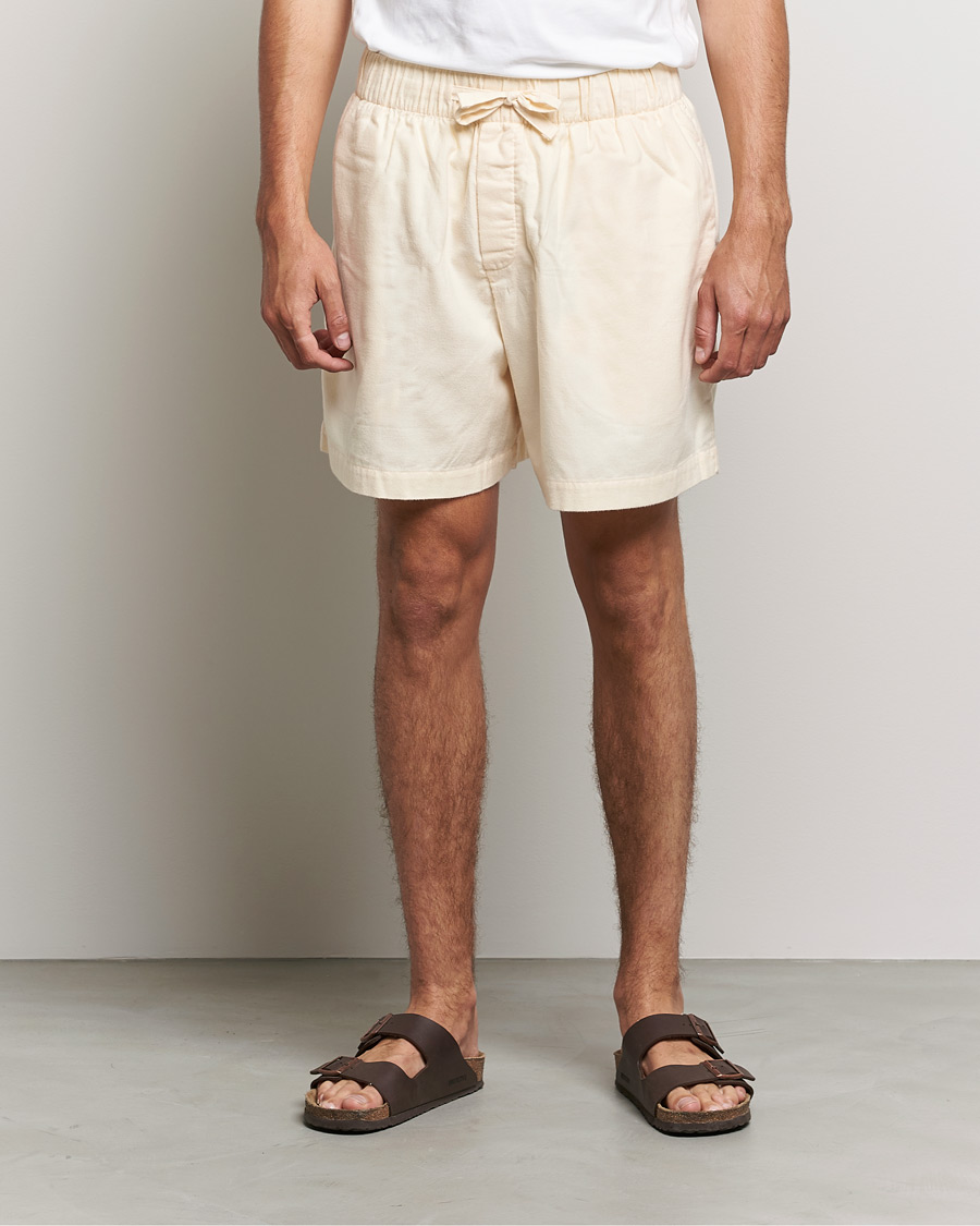 Herr | Pyjamasbyxor | Tekla | Flannel Pyjama Shorts Moondust