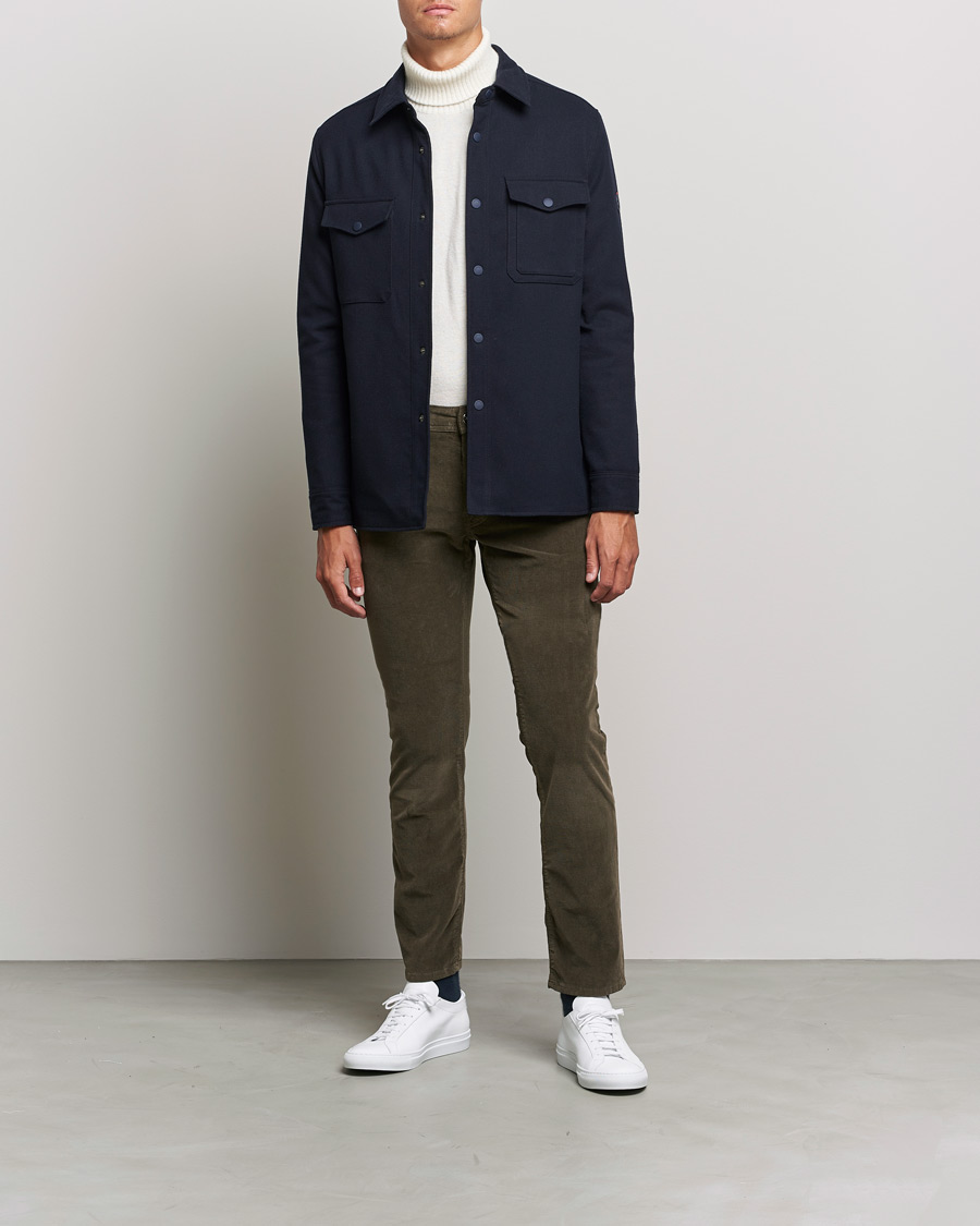 Herr | Byxor | Jacob Cohën | Bard 5-Pocket Corduroy Trousers Brown