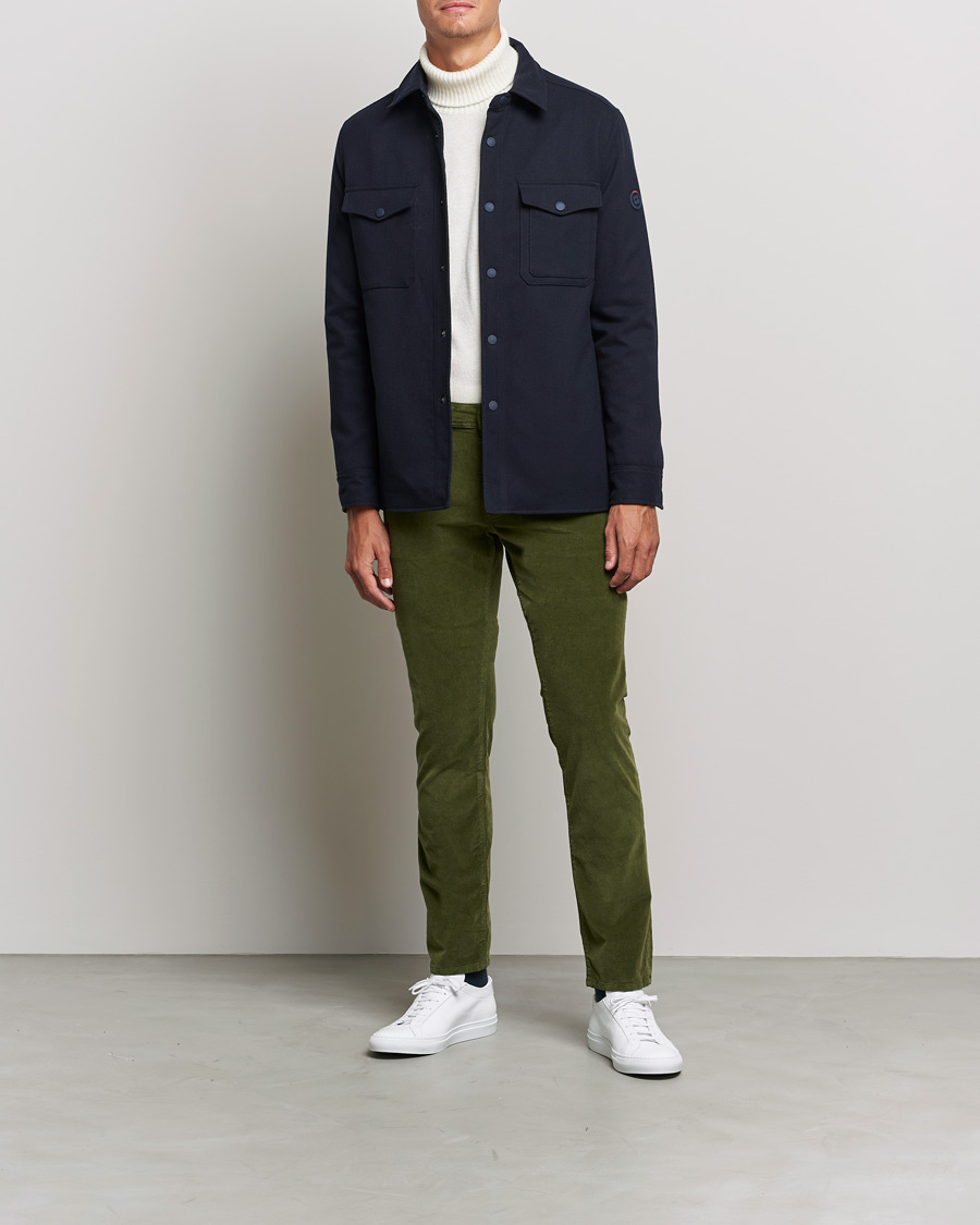 Herr | 5-ficksbyxor | Jacob Cohën | Bard 5-Pocket Corduroy Trousers Green