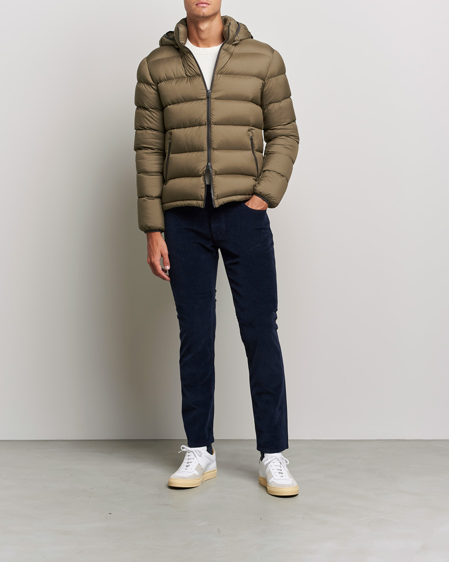 Herr | Byxor | Jacob Cohën | Bard 5-Pocket Corduroy Trousers Navy