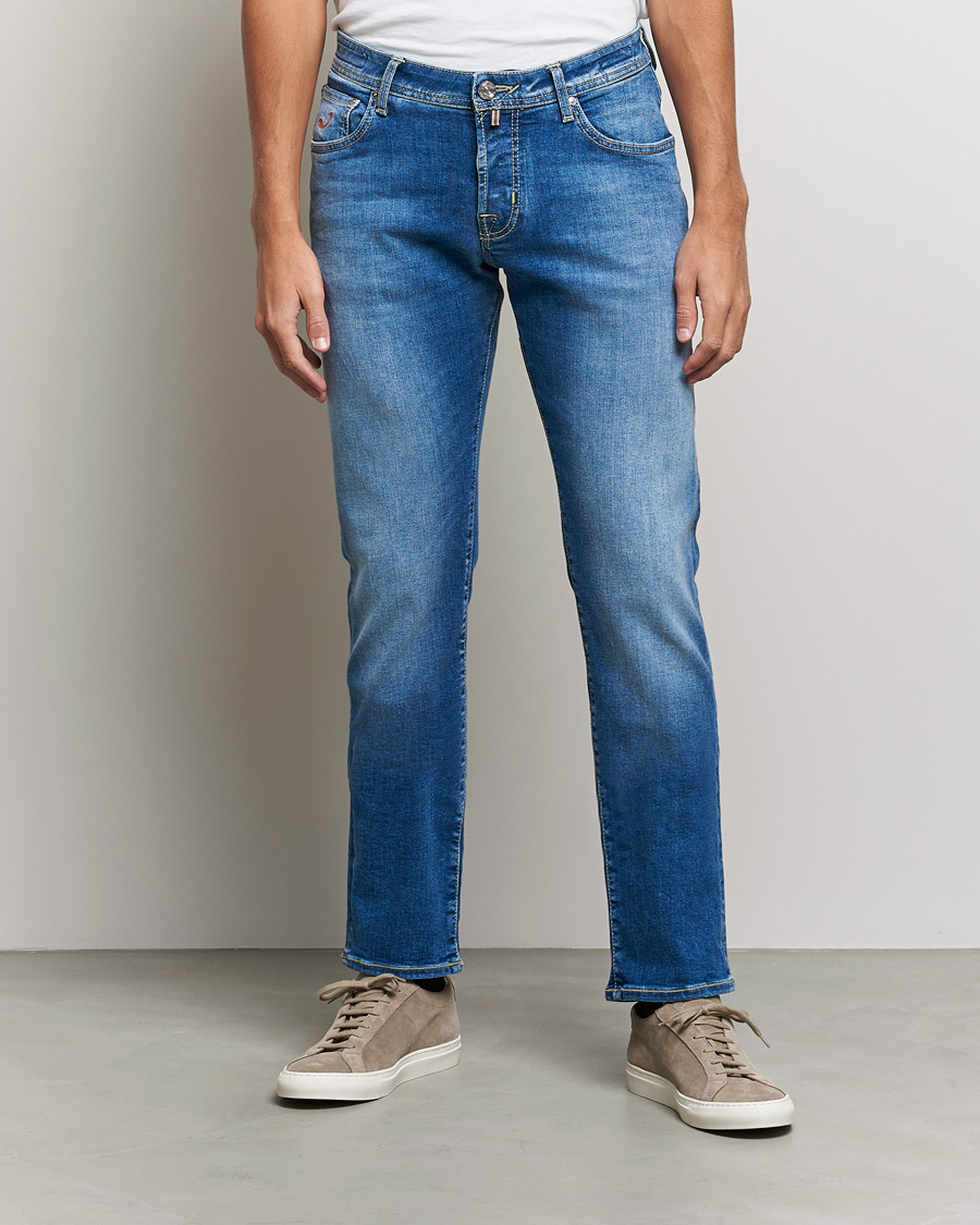 Herr | Jeans | Jacob Cohën | Nick Limited Edition Slim Fit Jeans Light Blue