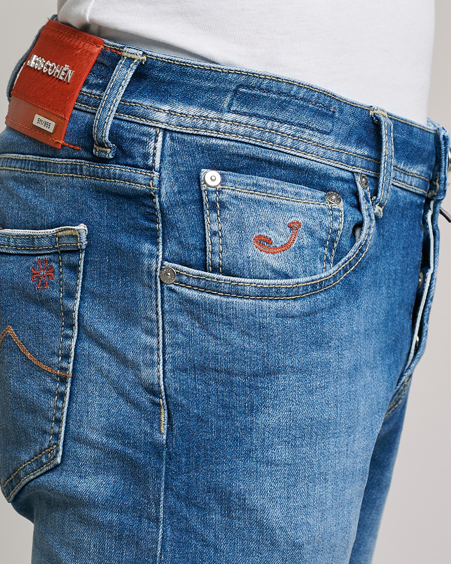 Herr | Jeans | Jacob Cohën | Nick Limited Edition Slim Fit Jeans Light Blue