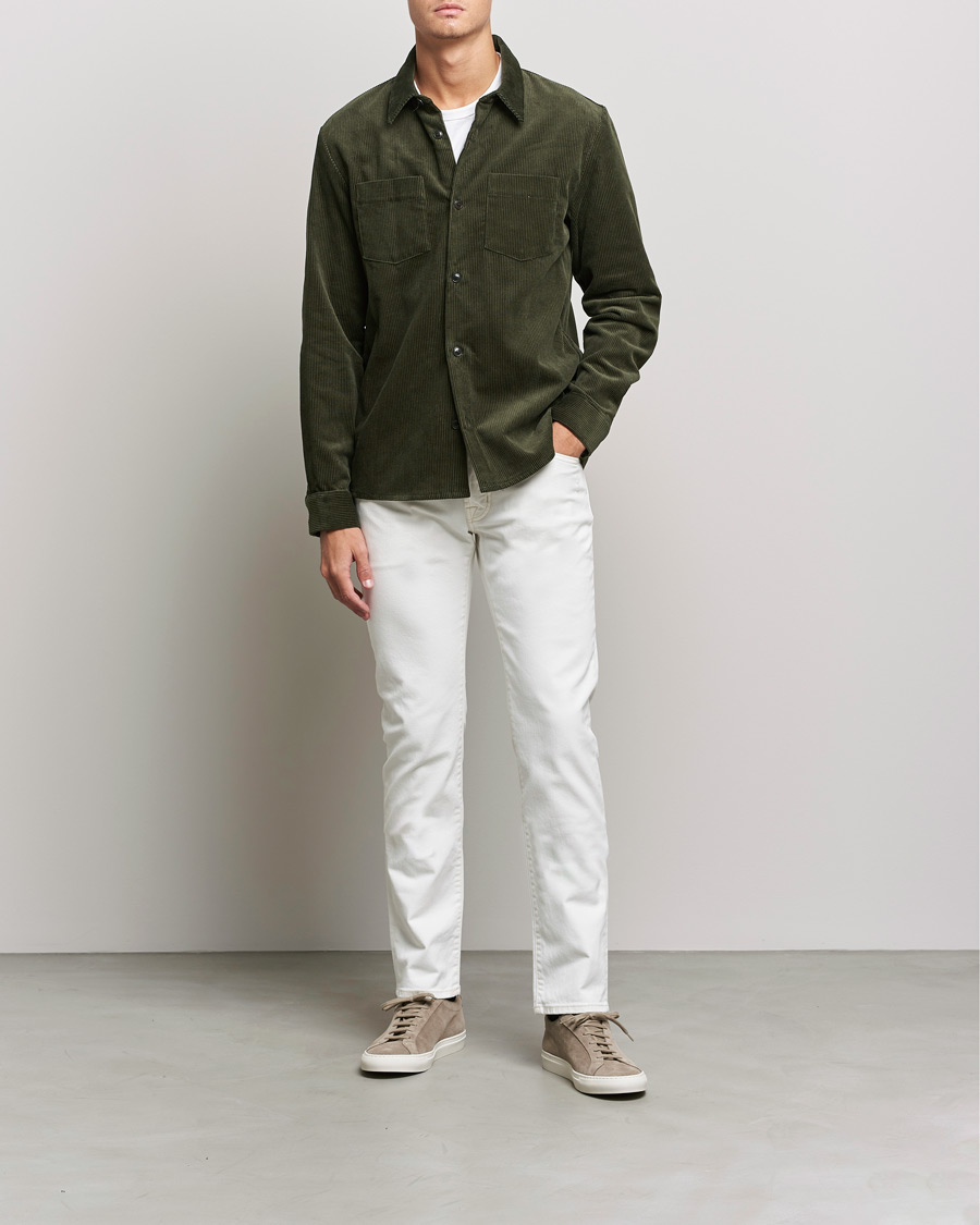 Herr | Jeans | Jacob Cohën | Nick Bio Cotton Slim Fit Jeans Off White