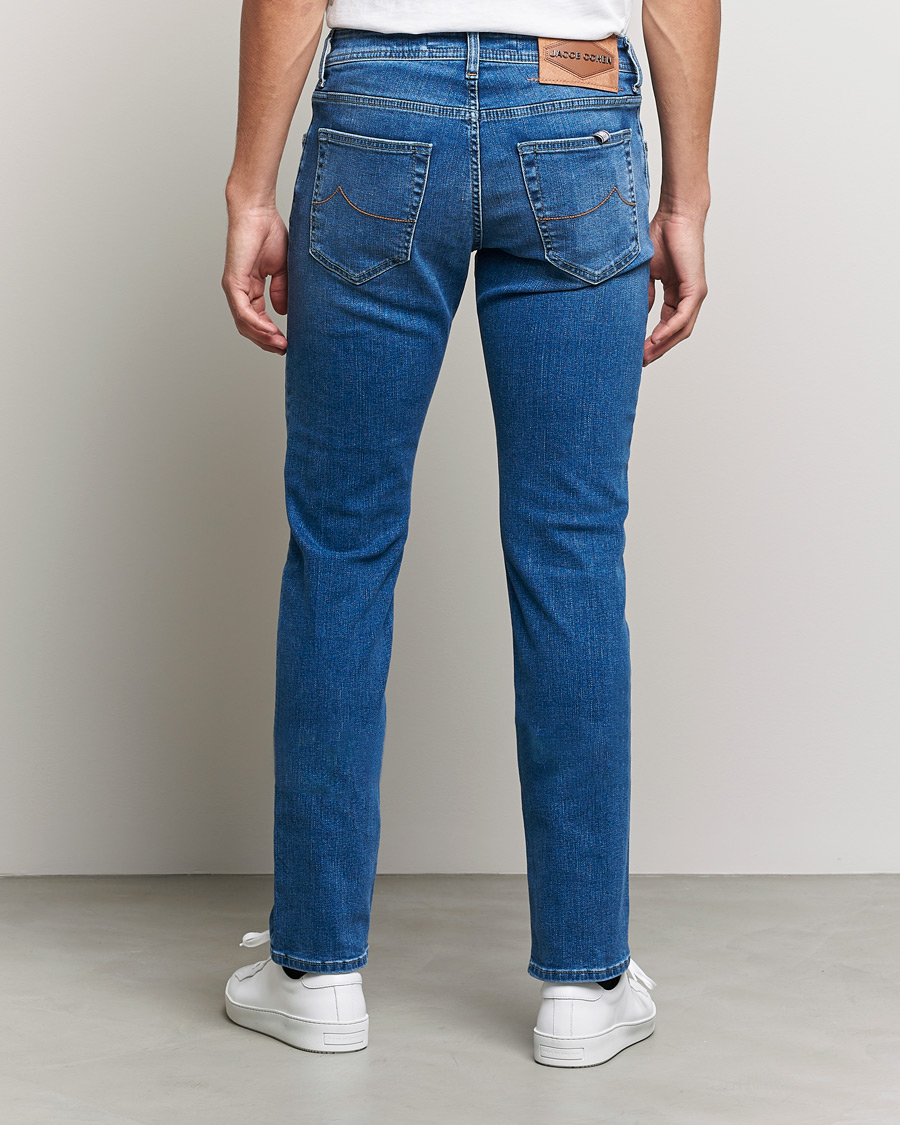 Herr | Jeans | Jacob Cohën | Nick Slim Fit Stretch Jeans Light Blue