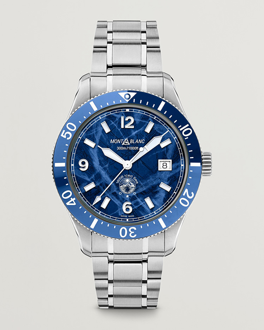 Herr | Montblanc 1858 Iced Sea Automatic 41mm Blue | Montblanc | 1858 Iced Sea Automatic 41mm Blue