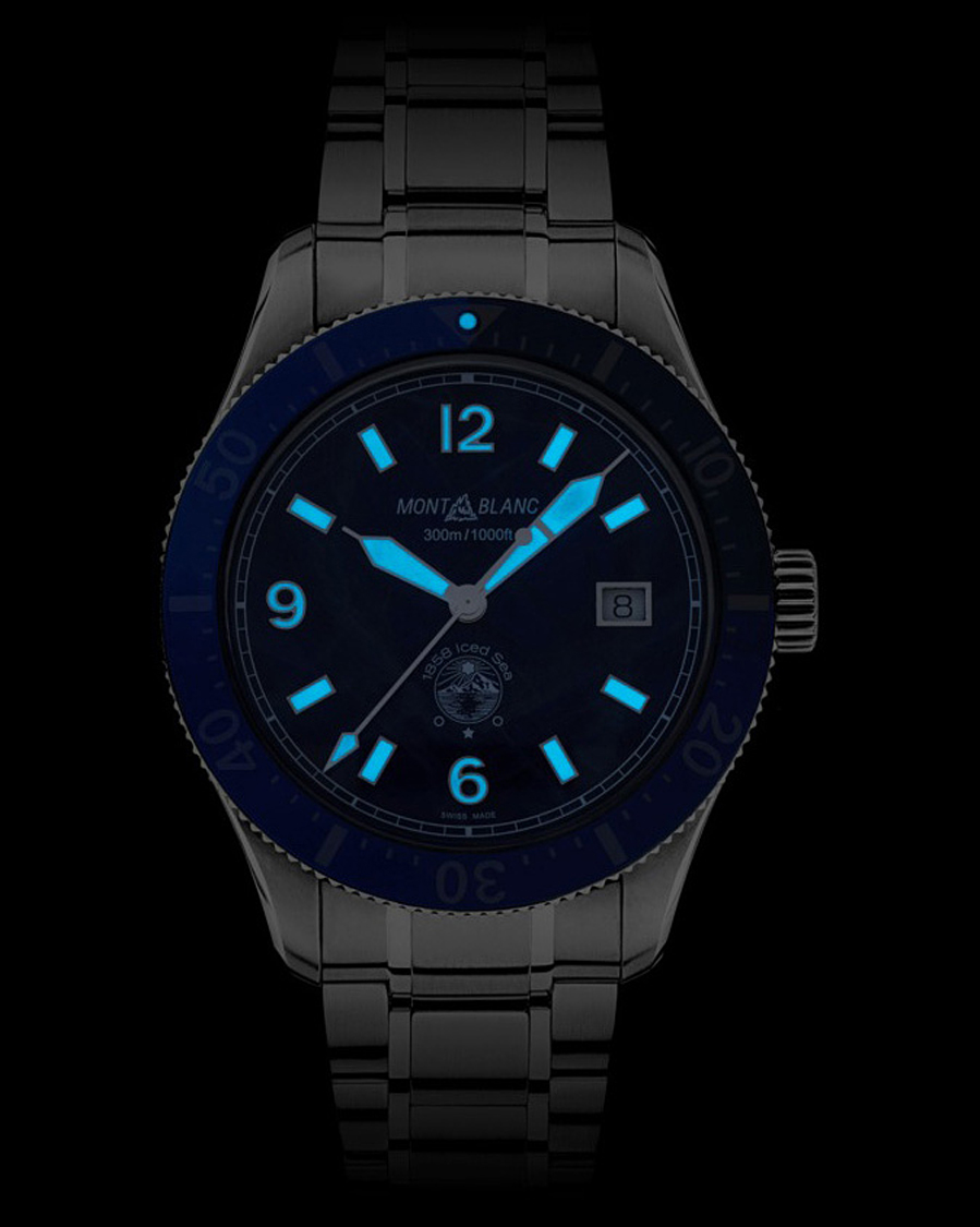 Herr | Montblanc 1858 Iced Sea Automatic 41mm Blue | Montblanc | 1858 Iced Sea Automatic 41mm Blue