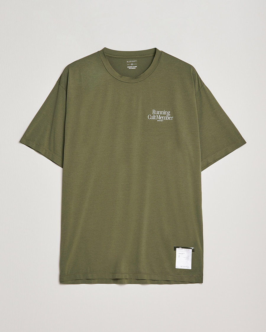 Herr | T-Shirts | Satisfy | AuraLite T-Shirt Olive