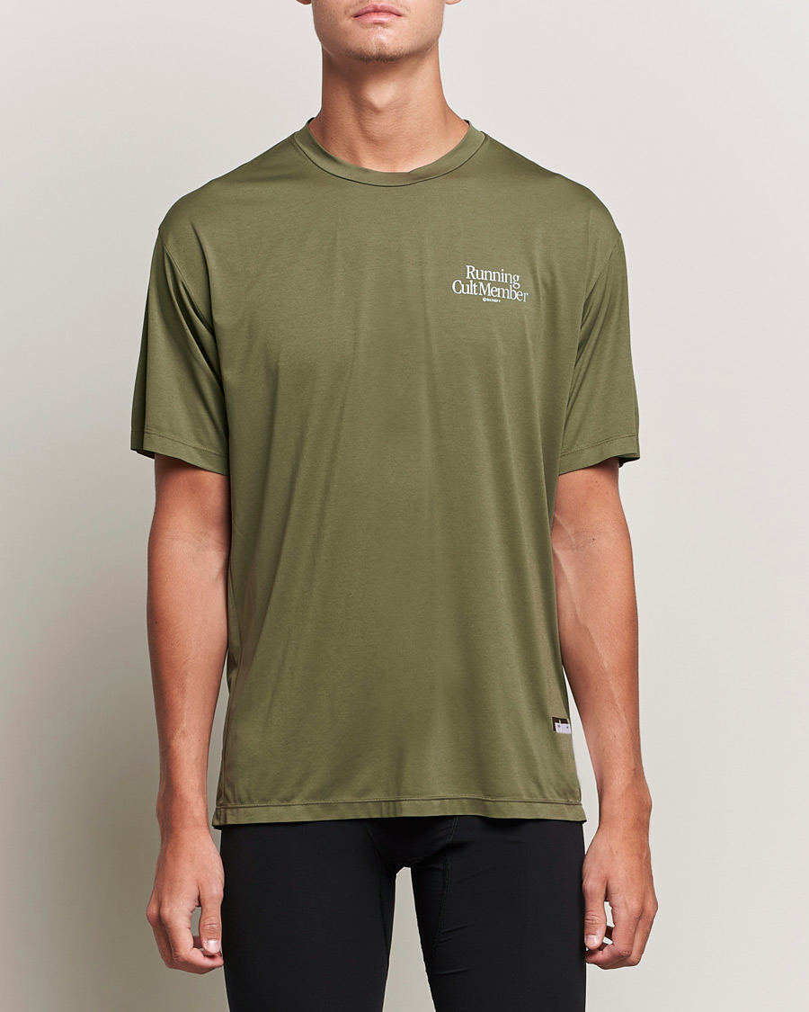 Herr | T-Shirts | Satisfy | AuraLite T-Shirt Olive