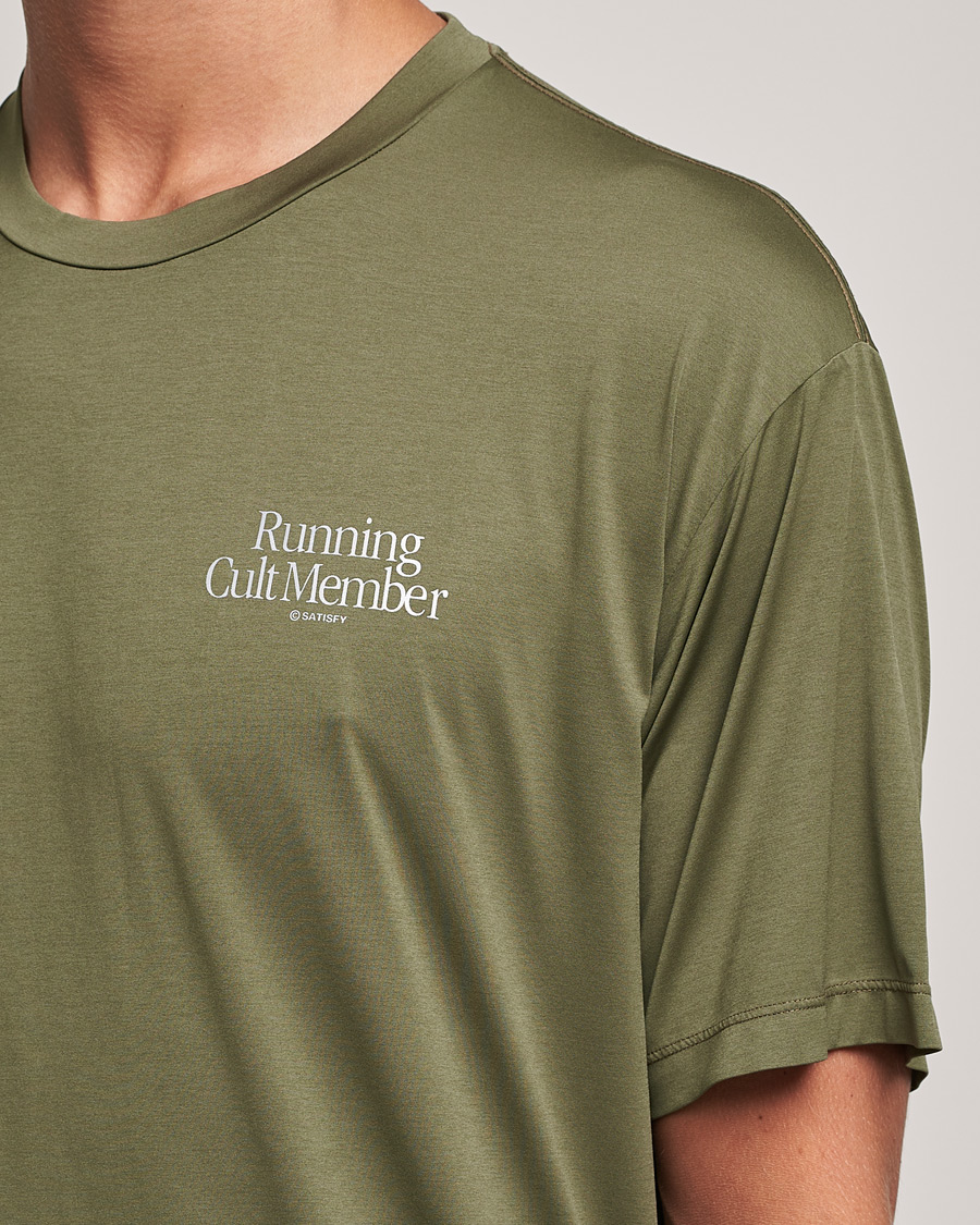 Herr | T-Shirts | Satisfy | AuraLite T-Shirt Olive
