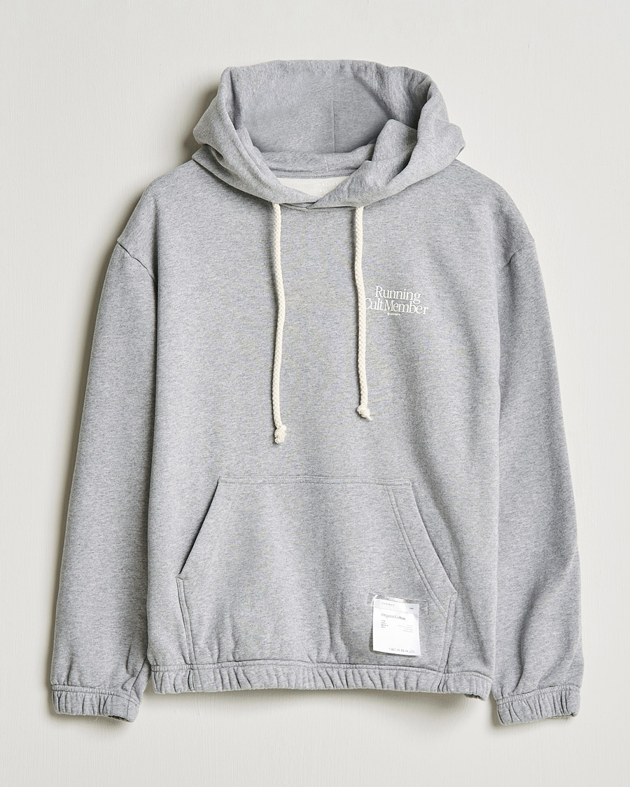 Herr | Tröjor | Satisfy | Organic Cotton Hoodie Heather Grey
