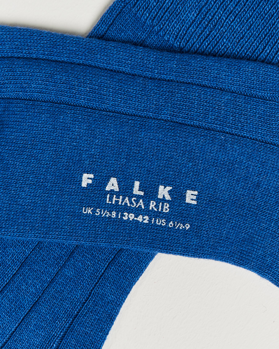Herr | Underkläder | Falke | Lhasa Cashmere Socks Sapphire Blue