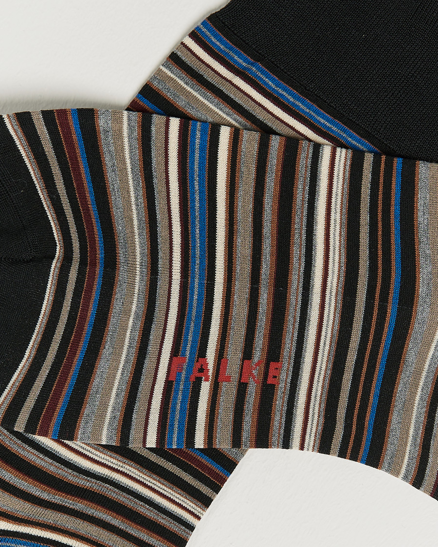 Herr | Underkläder | Falke | Micro Block Sock Grey Multi