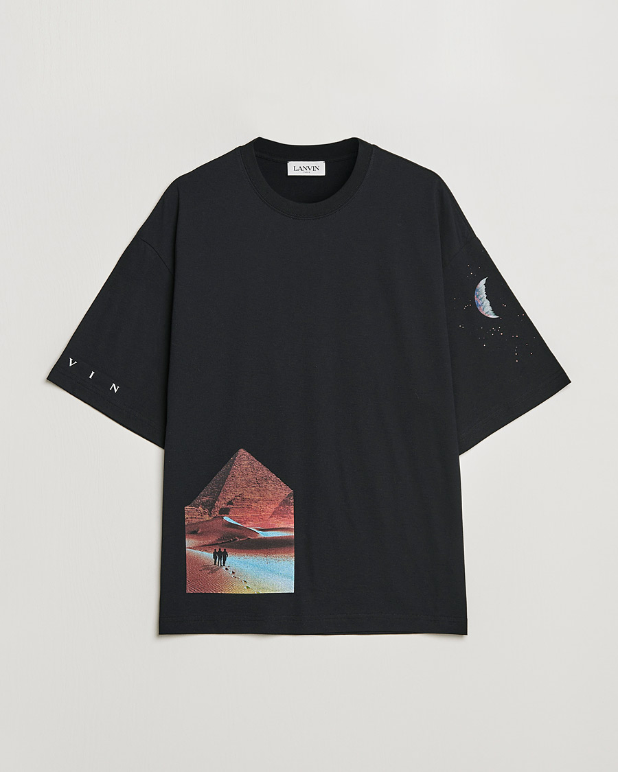 Herr | T-Shirts | Lanvin | Sci-Fi Printed T-Shirt Black