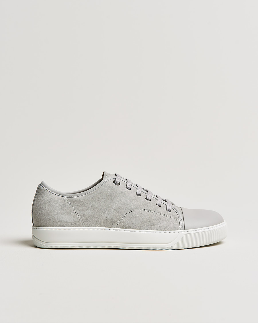 Herr | Lanvin Nappa Cap Toe Sneaker Light Grey | Lanvin | Nappa Cap Toe Sneaker Light Grey