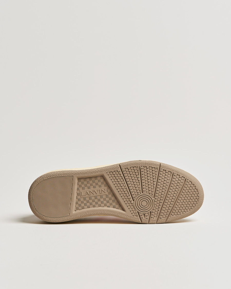 Herr | Lanvin Clay Low Top Sneakers White/Orange | Lanvin | Clay Low Top Sneakers White/Orange