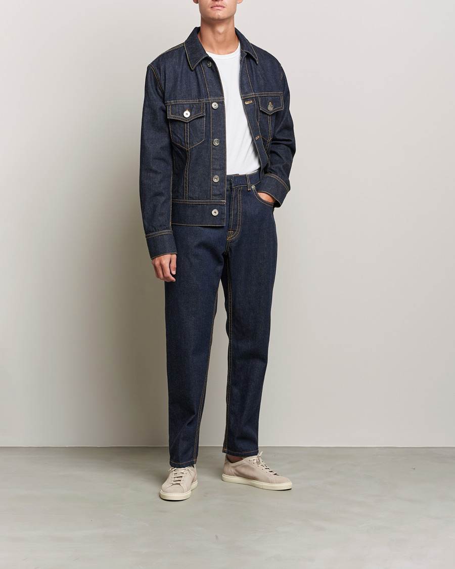 Herr | Jeansjackor | Lanvin | Denim Jacket Navy Blue