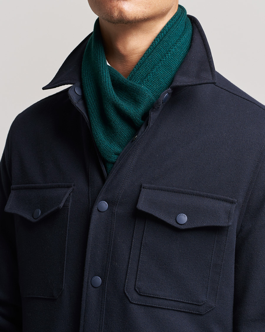 Herr |  | Piacenza Cashmere | Short Loop Cashmere Scarf Racing Green