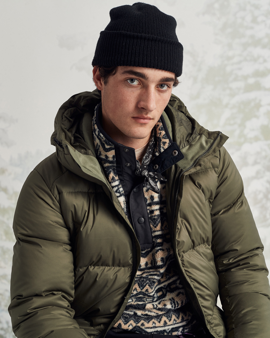 Herr | Jackor | Snow Peak | Recycled Light Down Jacket Olive
