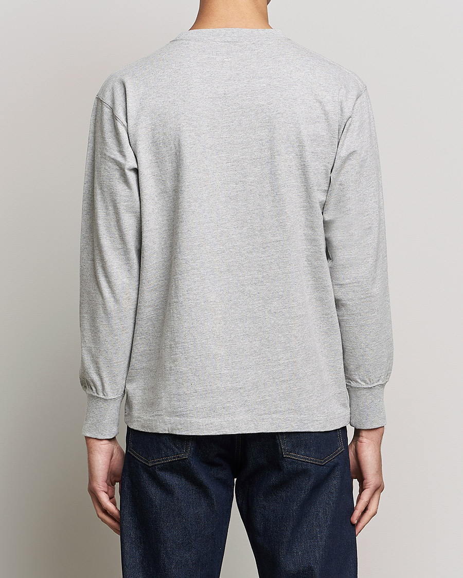 Herr | T-Shirts | Snow Peak | Recycled Cotton Heavy L/S T shirt Medium Grey