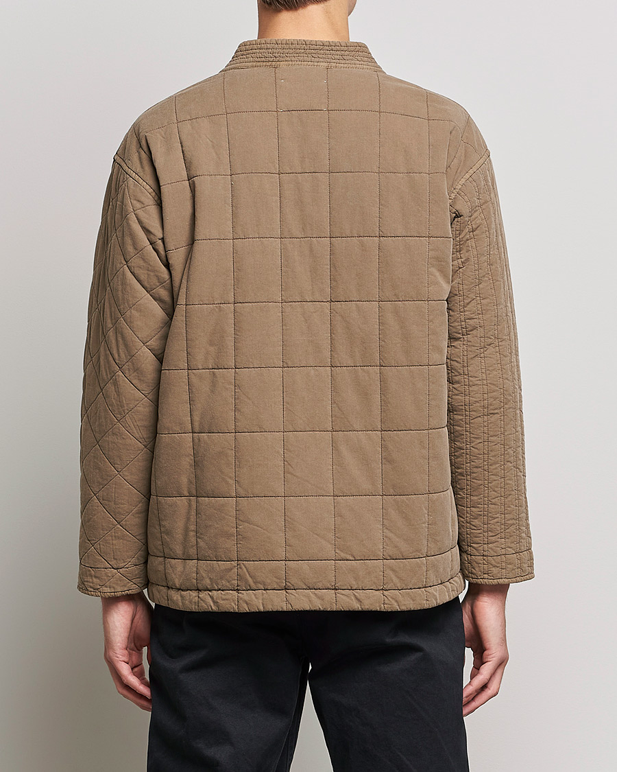 Herr | Tröjor | Snow Peak | Patchwork Quilted Noragi Jacket Brown
