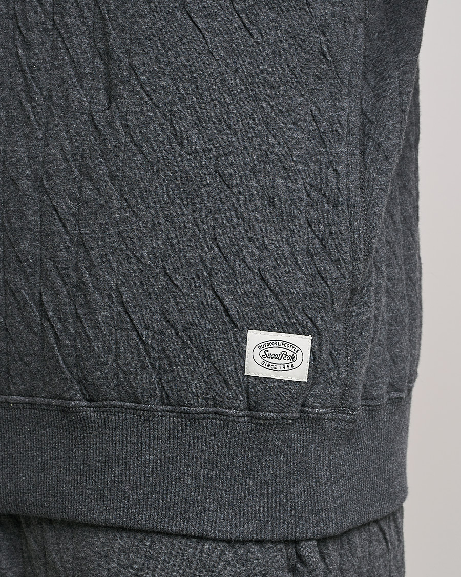 Herr | Tröjor | Snow Peak | Natural Warm Stretch Pullover Medium Grey