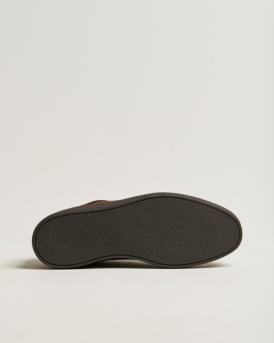 Herr | John Lobb Molton Soft Suede Sneaker Dark Brown Suede | John Lobb | Molton Soft Suede Sneaker Dark Brown Suede