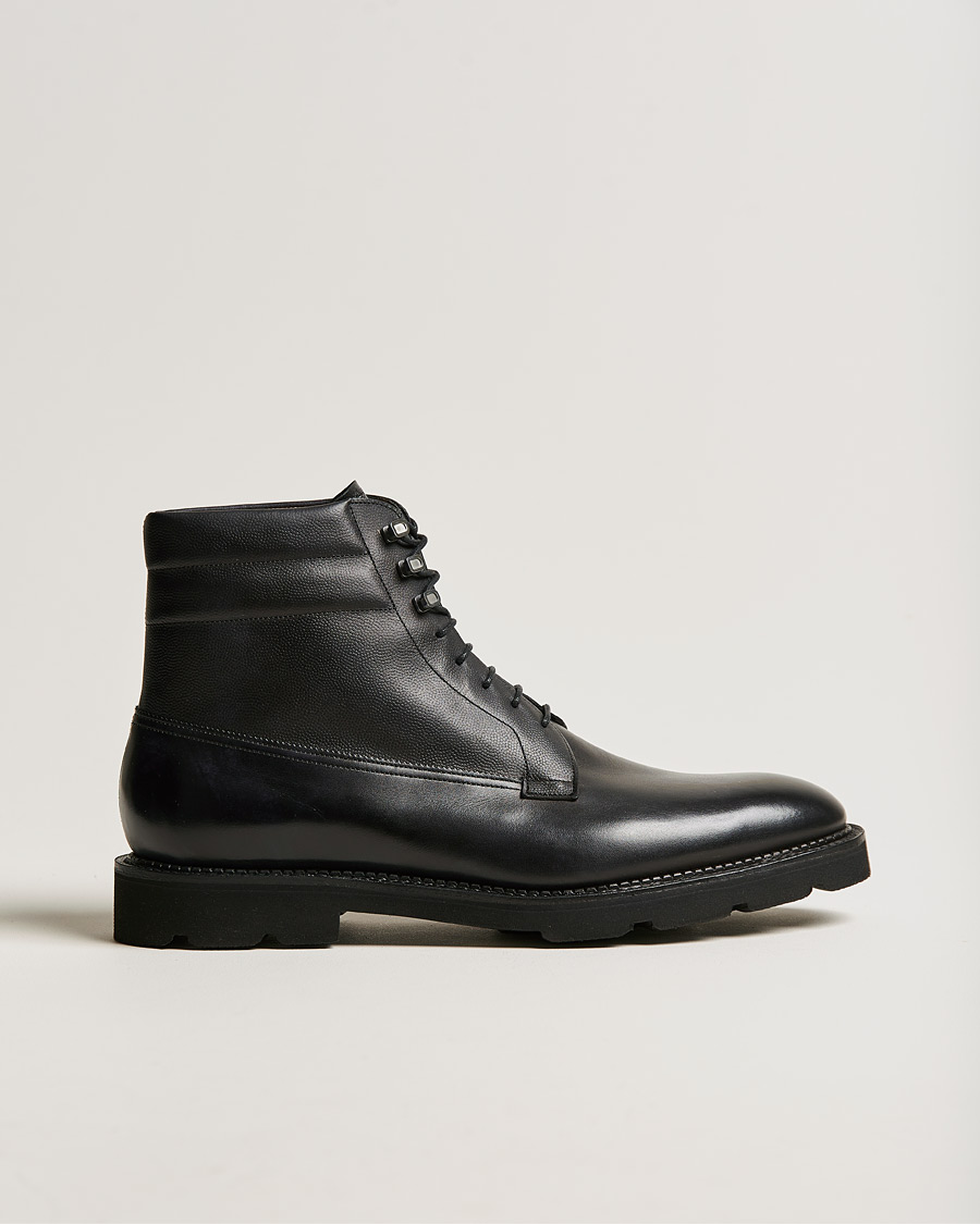 Herr | John Lobb Adler Leather Boot Black Calf | John Lobb | Adler Leather Boot Black Calf