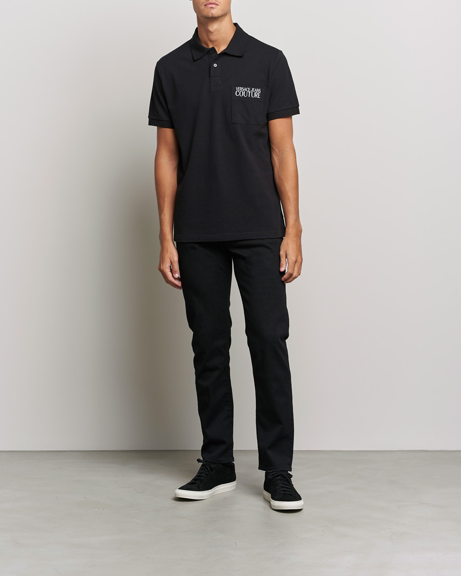 Herr |  | Versace Jeans Couture | Logo Polo Shirt Black
