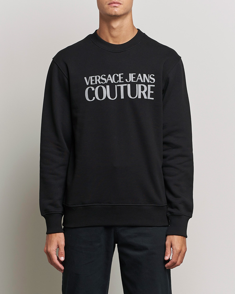 Herr | Sweatshirts | Versace Jeans Couture | Logo Sweatshirt Black/Silver