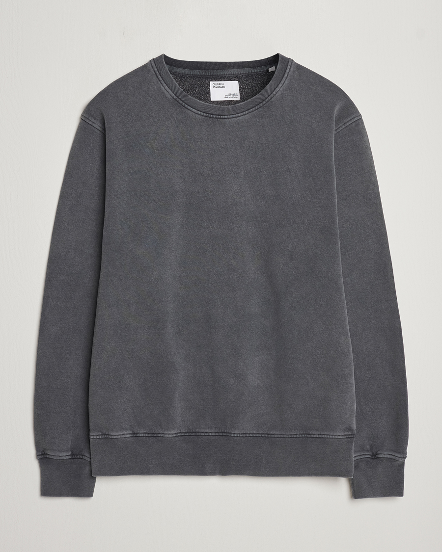 Herr | Tröjor | Colorful Standard | Classic Organic Crew Neck Sweat Faded Black