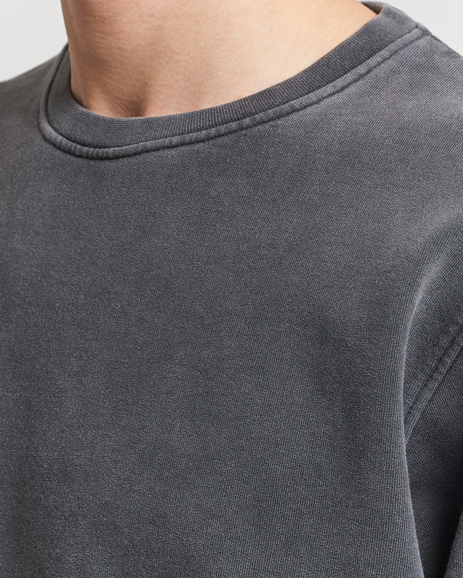 Herr | Tröjor | Colorful Standard | Classic Organic Crew Neck Sweat Faded Black