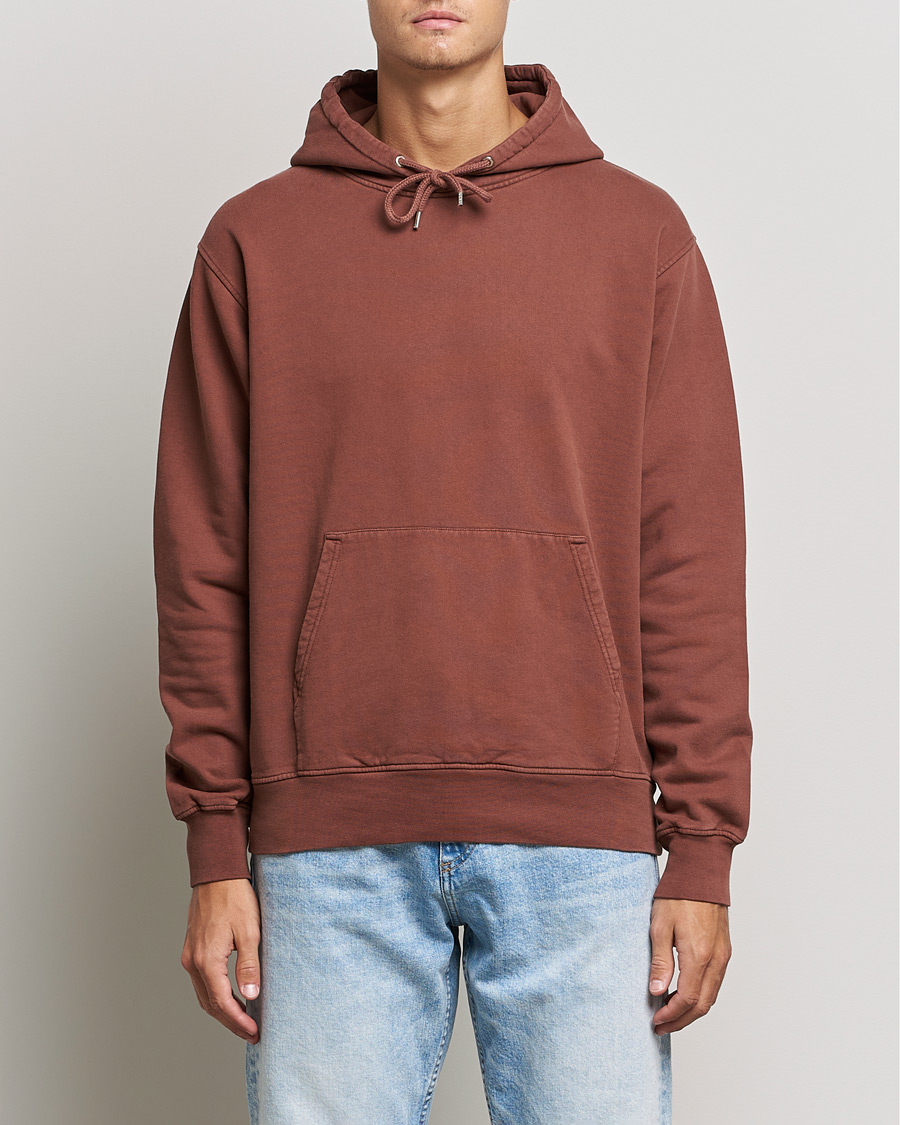 Herr | Tröjor | Colorful Standard | Classic Organic Hood Cinnamon Brown