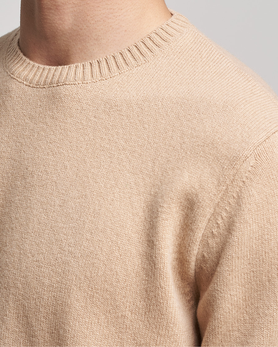 Herr | Tröjor | Colorful Standard | Classic Merino Wool Crew Neck Honey Beige
