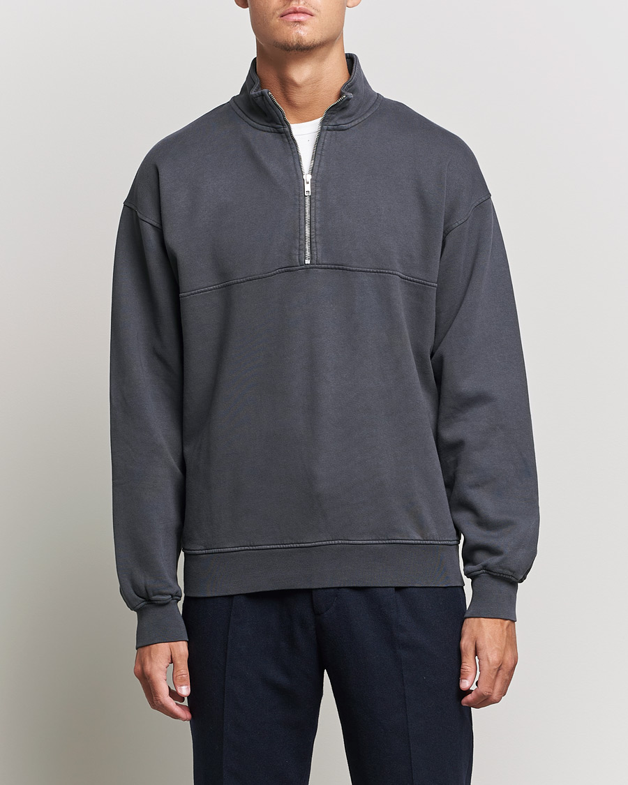 Herr | Colorful Standard | Colorful Standard | Classic Organic Half-Zip Lava Grey