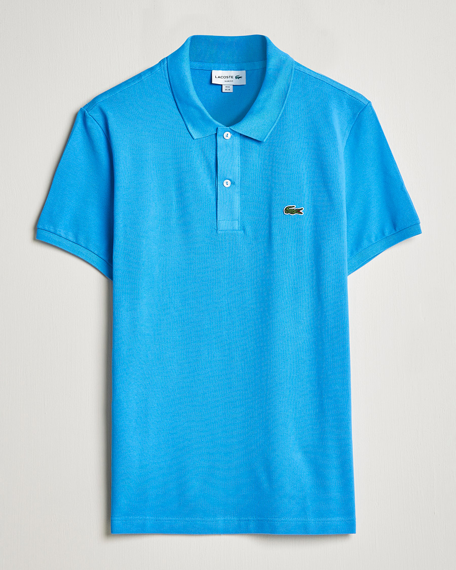 Herr | Pikéer | Lacoste | Slim Fit Polo Piké Argentine Blue