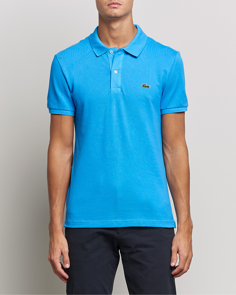 Herr | Pikéer | Lacoste | Slim Fit Polo Piké Argentine Blue