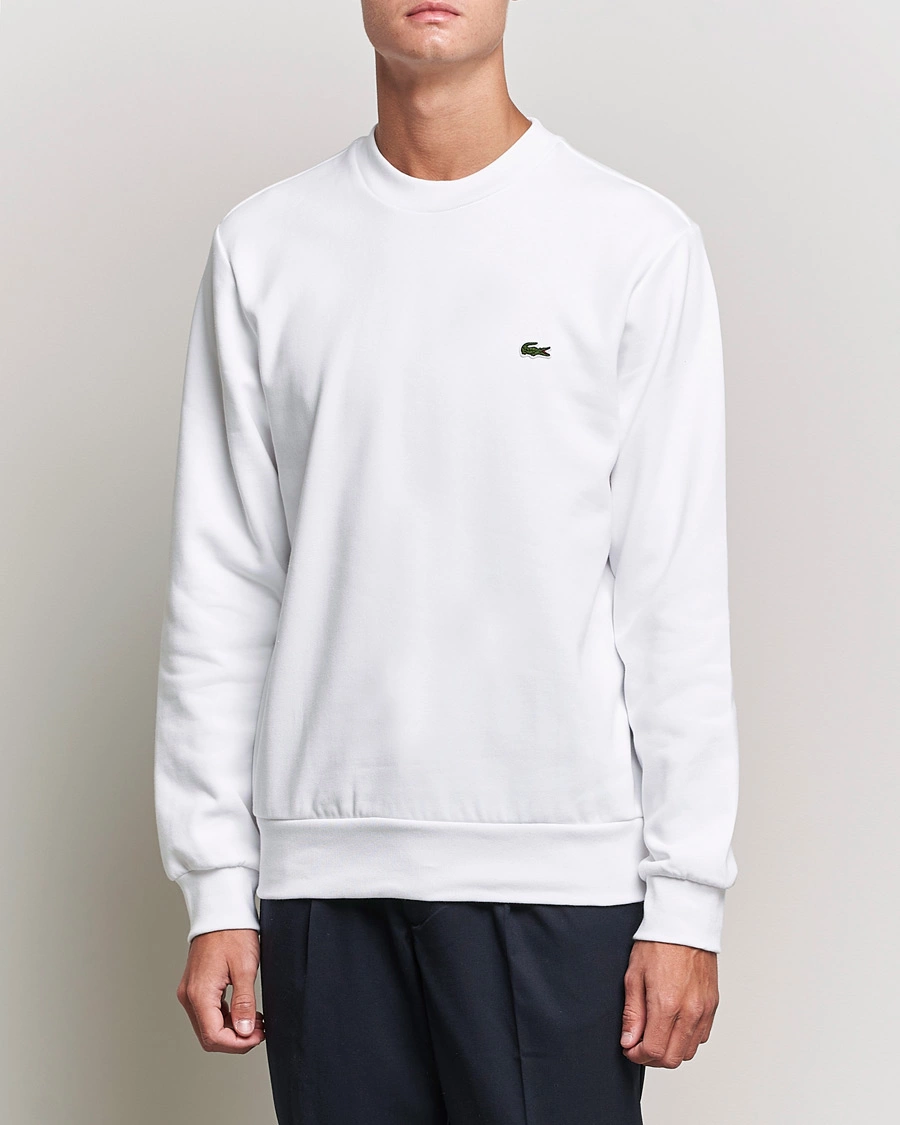 Herr | Senast inkommet | Lacoste | Crew Neck Sweatshirt White