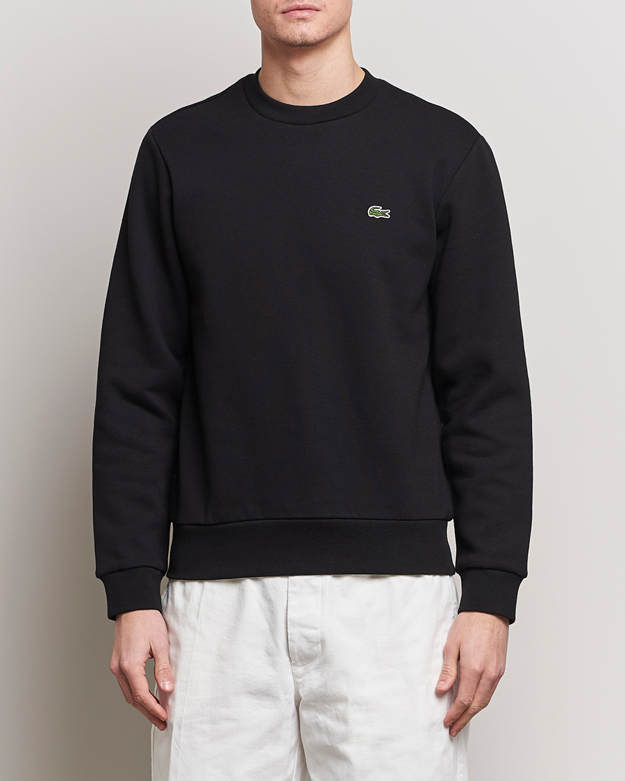 Herr | Sweatshirts | Lacoste | Crew Neck Sweatshirt Black